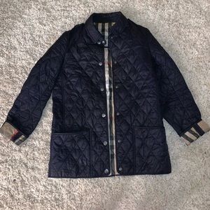 Burberry quilt jacket- navy